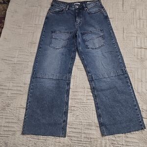 ⚜️Forever 21 Dark Blue Flare Jeans